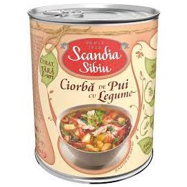 SCANDIA SIBIU CIORBA DE PUI CU LEGUME 400 G