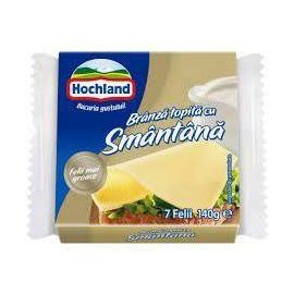 HOCHLAND BRANZA TOPITA CU SMANTANA FELII 140G