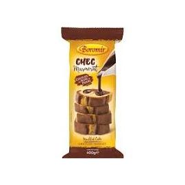 BOROMIR CHEC MARMORAT CU CIOCOLATA SI ALUNE 400G