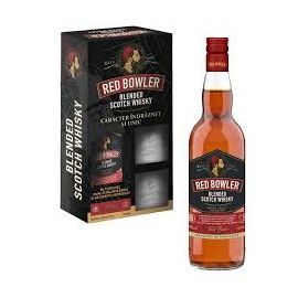 RED BOWLER  WHISKY SET CU 2 PAHARE 700ML