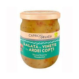 CAPRICII SI DELICII SALATA DE VINETE CU ARDEI COPT