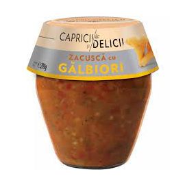 CAPRICII SI DELICII ZACUSCA CU GALBIORI 290 G